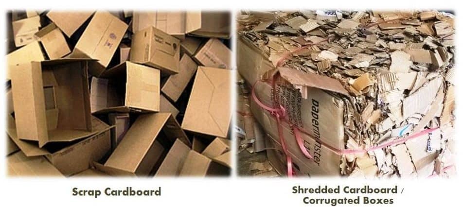 Cardboard Recycling Shredder for scrap yards